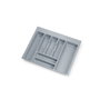 Emuca Range-couverts Optima pour tiroir universel, module 600mm, Plastique, Gris