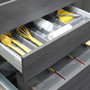 Emuca Range-couverts Optima Gris, Module 600mm