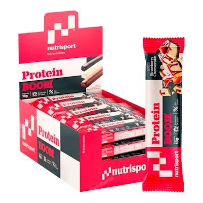 Nutrisport Protein Boom Barritas Fresa-Cheescake 24 unités Nutrisport Protein Boom Barritas Fresa-Cheescake 24 unités