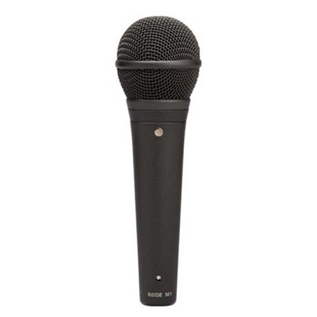 RODE M1 Microphone vocal dynamique cardioïde pour direct, capsule néodyme, corps métallique, basse impédance RODE M1 Microphone vocal dynamique cardioïde pour direct, capsule néodyme, corps métallique, basse impédance