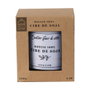 Home Deco Factory Bougie en Cire de Soja Fleur de Coton