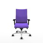 Piqueras Y Crespo Chaise de bureau Albacete confidente, mécanisme synchrone, Lila