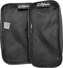 Zildjian Kit de 2 Pochettes à Accessoires Noire pour Mochiles Touring & Stick Bags