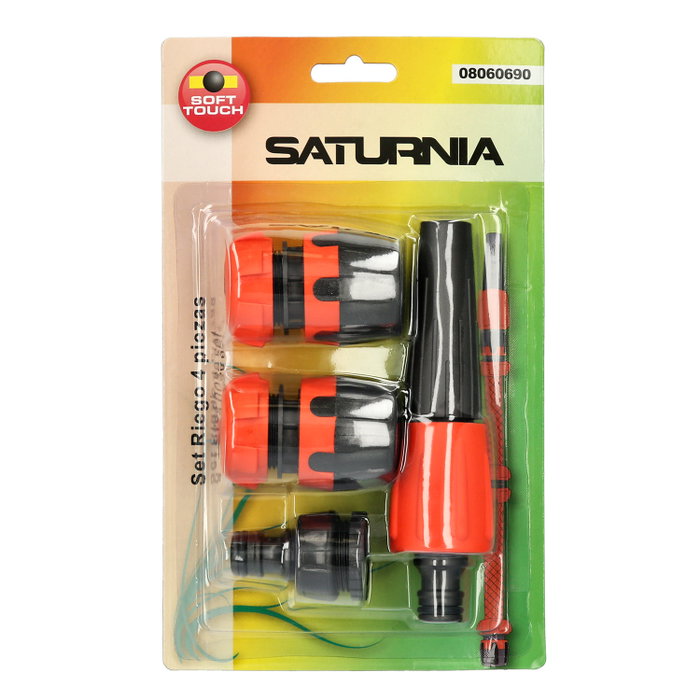 SATURNIA Set de riego Soft Touch 4 pièces SATURNIA Set de riego Soft Touch 4 pièces