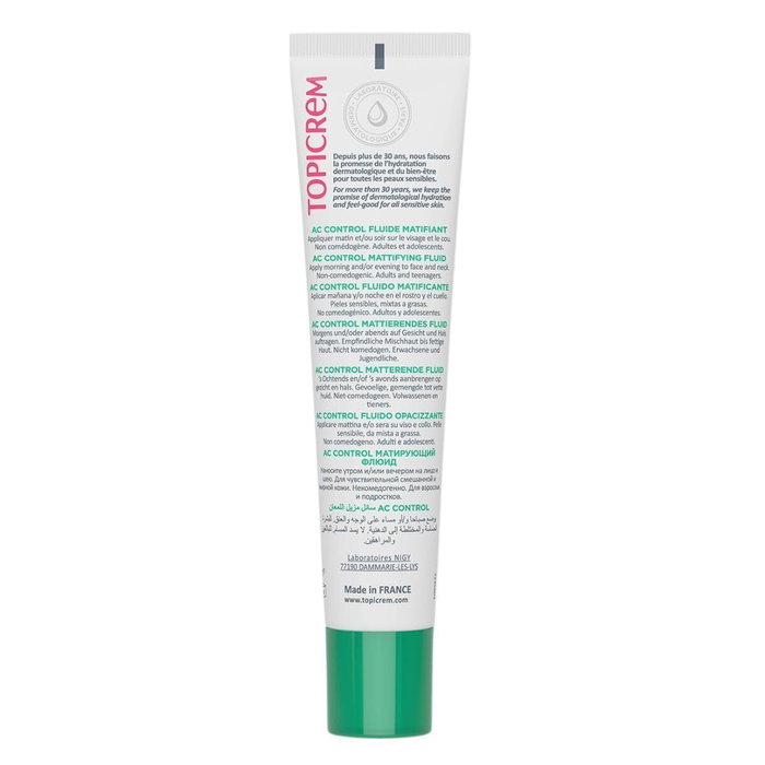 Topicrem AC CONTROL Fluide matifiant 40 ml