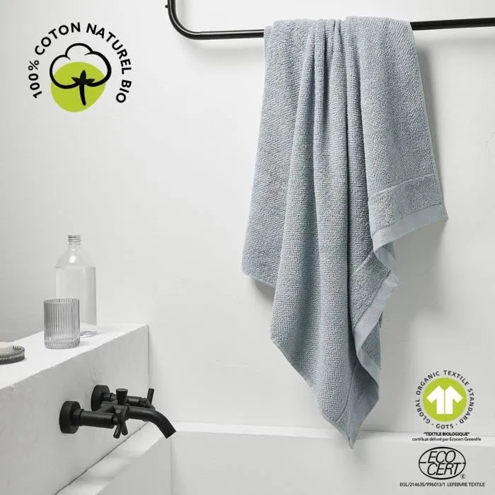 Today Maxi drap de bain Organic 90 x 150 cm - 100% coton bio 450 GSM - Certifié Oeko-Tex et GOTS - Confort d'absorption et entretien facile Today Maxi drap de bain Organic 90 x 150 cm - 100% coton bio 450 GSM - Certifié Oeko-Tex et GOTS - Confort d'absorption et entretien facile