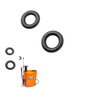WOLFPACK LINEA PROFESIONAL Kit de pièces de rechange pour pulvérisateur à batterie