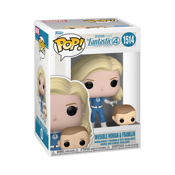 Funko POP! Marvel Les Quatre Fantastiques : Femme Invisible & Franklin