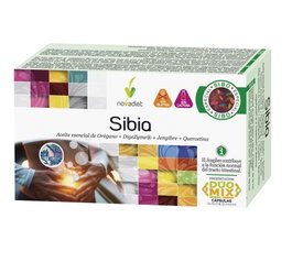 NOVADIET SIBIA (Origan, Digeste, Gingembre, Quercétine) 30 capsules
