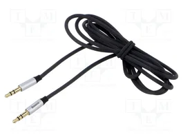 BASEUS Câble Jack 3,5 mm stéréo 1,5 m noir textile