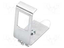 DIGITUS Panneau de brassage Keystone angulaire argent pour rail DIN