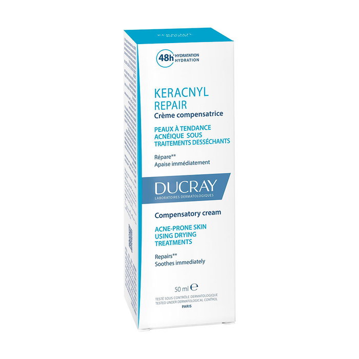 Ducray KERACNYL REPAIR Crème Anti-sèche pour Traitements Anti-acné 50 ml