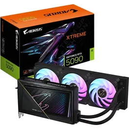 Gigabyte Carte graphique AORUS GeForce RTX 5090 Xtreme Waterforce 32 Go - GV-N5090AORUSX W-32GD - Noir