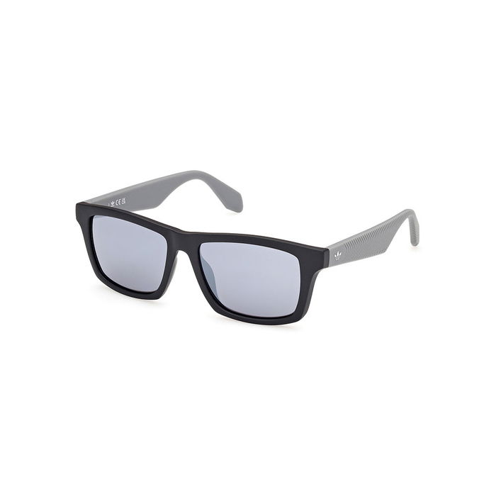 Adidas Sport OR0115 Lunettes de Soleil Unisexe Carrées Gris/Noir 54mm