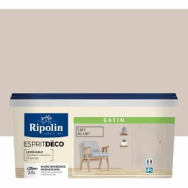 Ripolin Esprit Deco Multi Supports Café au lait Satin 2,5L