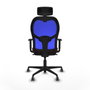 Piqueras y Crespo Chaise de Bureau avec Appui-tête 1D036G2 Bordeaux