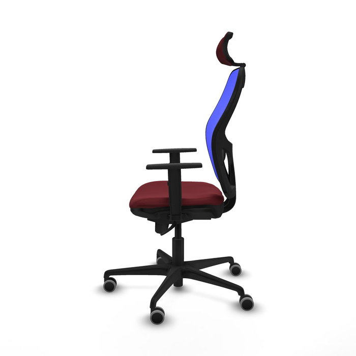Piqueras y Crespo Chaise de Bureau avec Appui-tête 1D036G2 Bordeaux