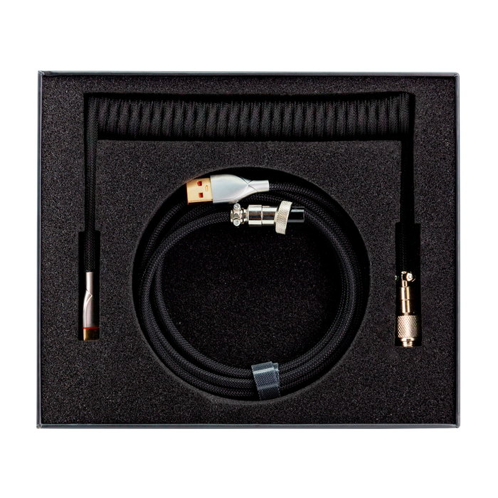 Phoenix Kioru Cable Aviateur En Spirale USB Type C pour Clavier Mécanique Phoenix Kioru Cable Aviateur En Spirale USB Type C pour Clavier Mécanique