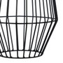 BigBuy Home Suspension Noir Naturel Bois Fer