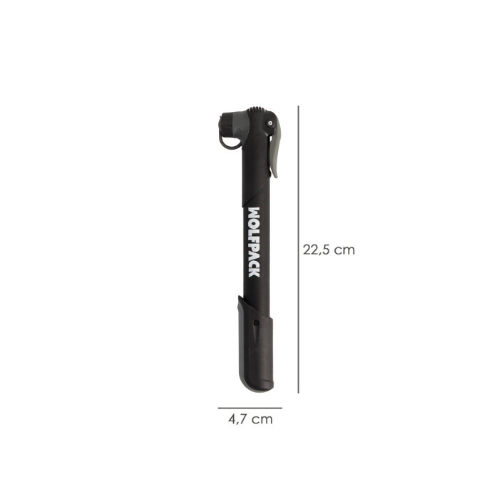 WOLFPACK LINEA PROFESIONAL Mini Pompe de Cadre pour Vélo WOLFPACK LINEA PROFESIONAL Mini Pompe de Cadre pour Vélo