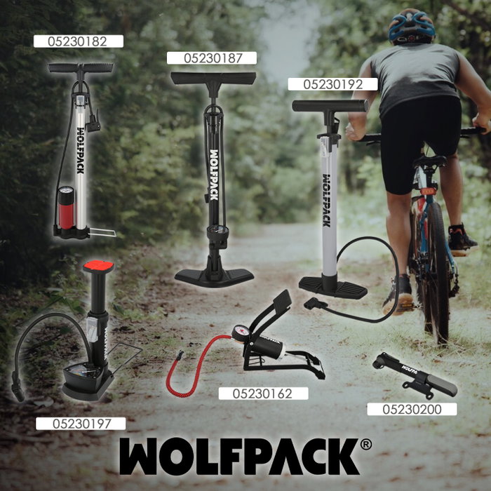 WOLFPACK LINEA PROFESIONAL Mini Pompe de Cadre pour Vélo WOLFPACK LINEA PROFESIONAL Mini Pompe de Cadre pour Vélo