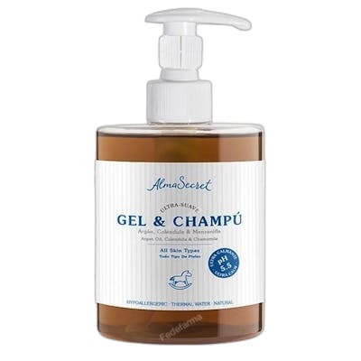Alma Secret Gel-Shampooing doux à l'argan, calendula et camomille 500 ml Alma Secret Gel-Shampooing doux à l'argan, calendula et camomille 500 ml