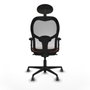 Piqueras y Crespo Chaise de Bureau 2D036G1 Blanc Marron