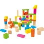 Heros - Blocs de Construction en Bois Colorés - 100% Certifié FSC - 60 Pièces - À Partir de 1 An - Boîte de Rangement
