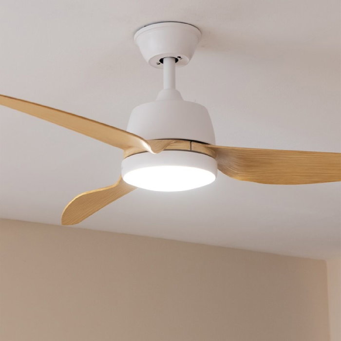 Ventilateur de Plafond avec Lumière Cecotec EnergySilence Aero 5250 Marron 18 W 62 W