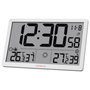 Kienzle Jumbo NEO LCD Weather Wall Clock blanc