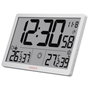Kienzle Jumbo NEO LCD Weather Wall Clock blanc