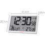 Kienzle Jumbo NEO LCD Weather Wall Clock blanc