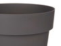 IBERGARDEN Maceta en plastique gris 18cm