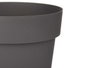 IBERGARDEN Maceta en plastique gris 18cm