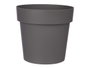 IBERGARDEN Maceta en plastique gris 18cm