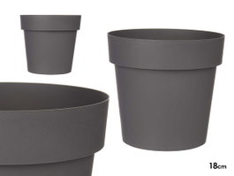 Ibergarden Macette Plastique Gris 18 cm x 17 cm Capacité 2,5 L pour Jardinage (Set de 12)