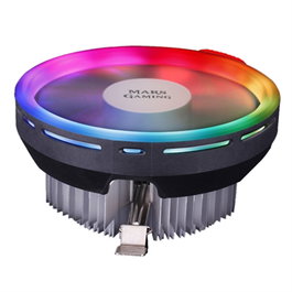 Mars Gaming Ventilateur Dissipateur CPU MCPU120, 120W TDP, 120mm, PWM, RGB CHROMA, Noir, Universal Socket