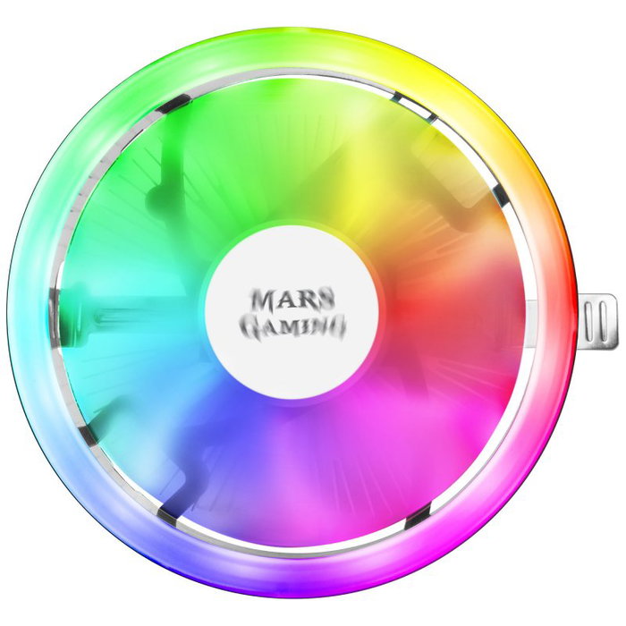 Mars Gaming Ventilateur Dissipateur CPU MCPU120, 120W TDP, 120mm, PWM, RGB CHROMA, Noir, Universal Socket Mars Gaming Ventilateur Dissipateur CPU MCPU120, 120W TDP, 120mm, PWM, RGB CHROMA, Noir, Universal Socket