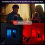 Philips Hue - Caméra de sécurité filaire intérieure ou extérieure Secure, HD 1080P, vision nocturne, détection IA, support de bureau/mur, blanc