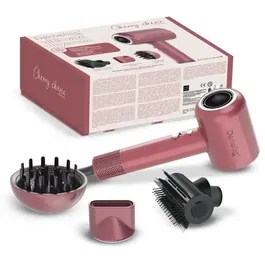 Demeliss Seche-cheveux Ultimate Dryer Set 1600 W avec diffuseur magnétique et brosse lissante - Cherry Chérie
