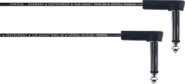 CORDIAL Latiguillo guitare plat jack coudé 30 cm