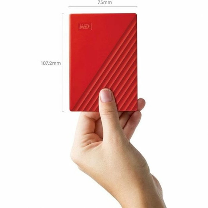 Disque Dur Externe Western Digital My Passport Rouge 4 TB HDD