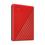 Disque Dur Externe Western Digital My Passport Rouge 4 TB HDD