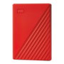 Western Digital WD My Passport Disque Dur Externe 4TB USB 3.2 Rouge Chiffrement AES 256 bits