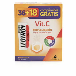 Leotron Vitamine C Triple Action Orange 54 Comprimés Effervescents