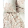 BigBuy Home Parure de couette en coton renforcé beige, 220 x 240 cm
