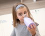 KioKids Little sauvages - Bouteille isotherme pour bébé en acier inoxidable 304 350 mL sans BPA, couleur lavande, avec paille amovible
