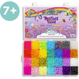 Rainbow Loom Treasure Trove - Kit créatif DIY bracelets élastiques avec 11 000 élastiques