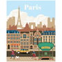 Ravensburger Creart Serie Trend C Paris 23687 - Tableau à peindre par numéros pour adultes (dès 14 ans)