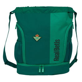Sac à dos serré par des ficelles Real Betis Balompié Vert 35 x 40 x 1 cm